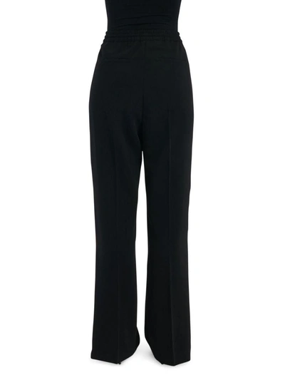 Shop Sportmax Code Trousers In Blu Navy