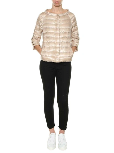 Shop Herno Light Down Jacket In Rosa