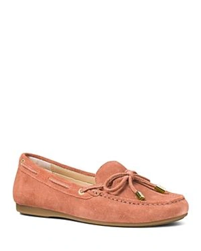 Shop Michael Michael Kors Women's Sutton Suede Moccasins In Terra