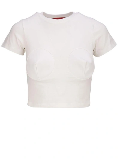 Shop Dilara Findikoglu T-shirt In Bianco