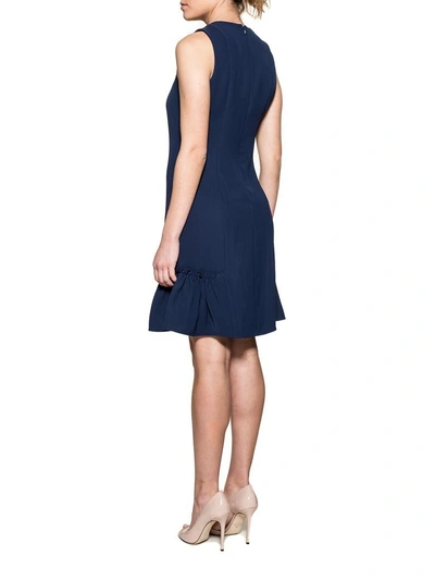 Shop Michael Kors Navy Blue Dress