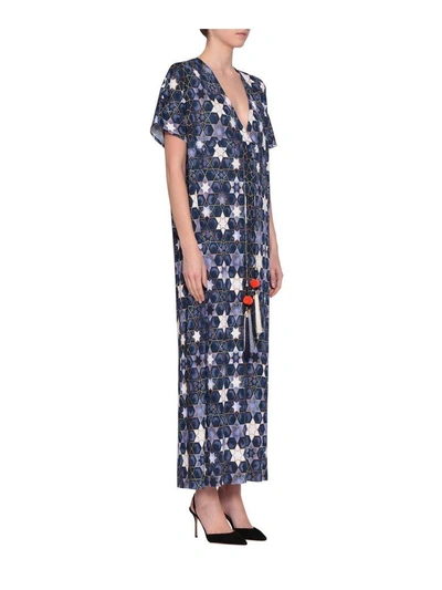 Shop Giada Benincasa Viscose Dress In Blu