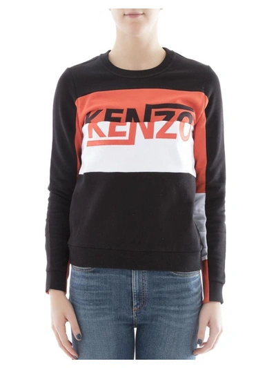 Shop Kenzo Black Cotton Sweater