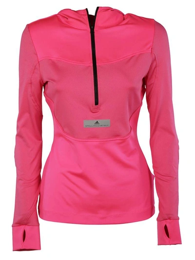 Shop Adidas Originals Hooded Sweatshirt In Pink