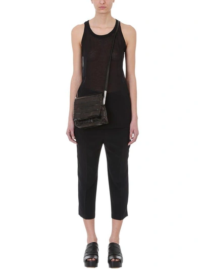 Shop Rick Owens Easy Astaires Trousers In Black