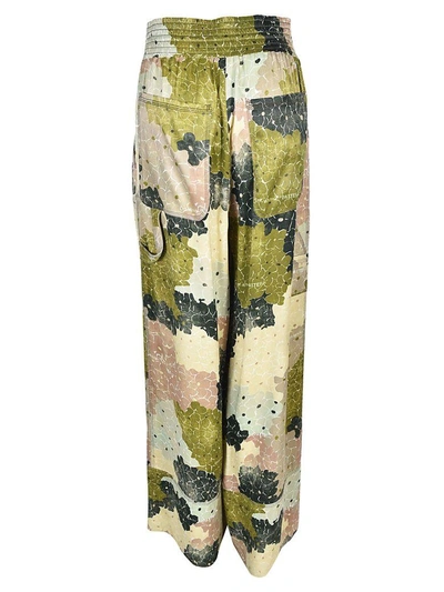 Shop Off-white Cargo Pajama Trousers In Oliva