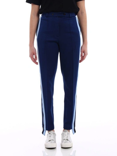 Shop Golden Goose Golden Trousers In Blue