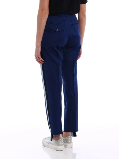 Shop Golden Goose Golden Trousers In Blue