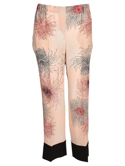 Shop N°21 Floral Trousers In Fantasia