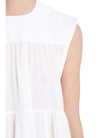 Shop Chloé Dress In White Cotton