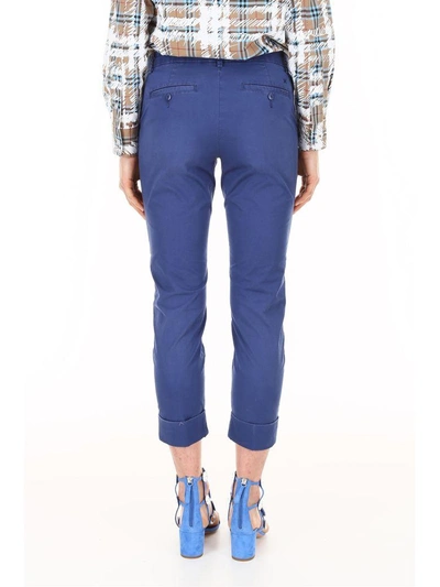 Shop Closed Chino Trousers In Worker (blue)