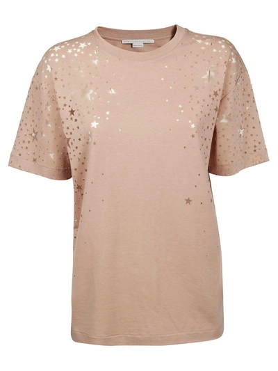 Shop Stella Mccartney Star Cut-out T-shirt