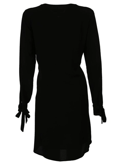 Shop Michael Kors Self-tie Dress In Black