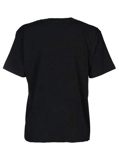 Shop Saint Laurent T-shirt In Noir Delave/ Multicolour