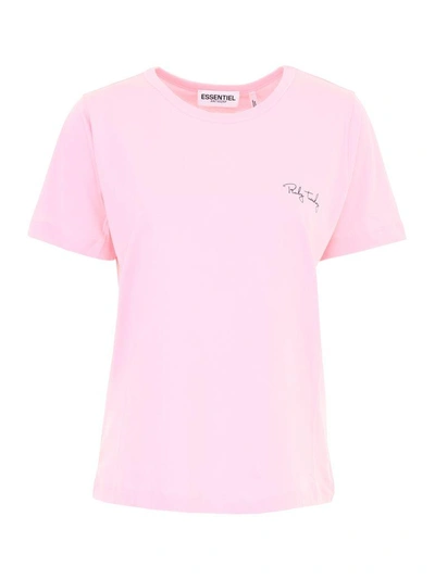Shop Essentiel Antwerp Tuesday T-shirt In Pink|rosa