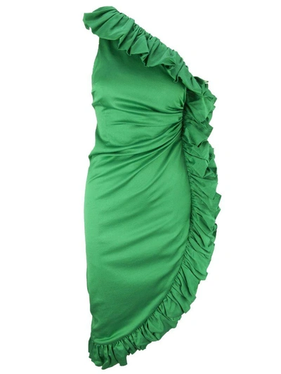 Shop Attico Dress In Verde
