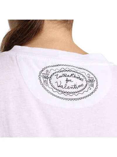 Shop Valentino T-shirt T-shirt Women  In White