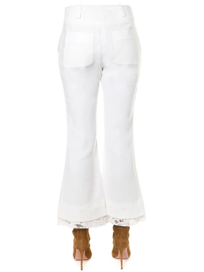 Shop Proenza Schouler White Flared And Cropped Pants