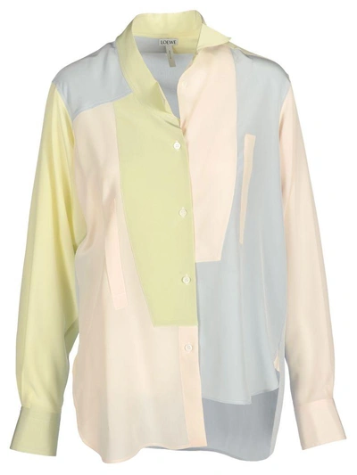 Shop Loewe Shirt Patch Work In Multicolour