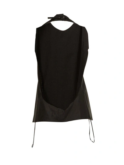 Shop Jil Sander Halter-neck Top In Nero