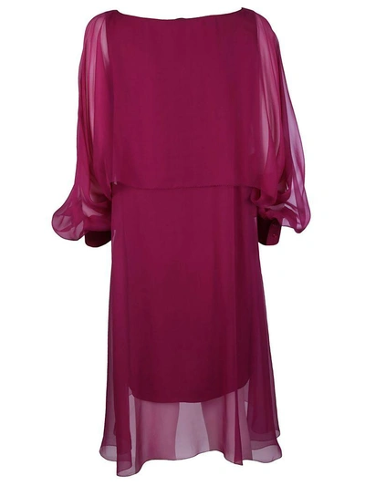 Shop Alberta Ferretti Silk Dress