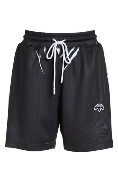 Shop Adidas Originals Shorts In Black/ White