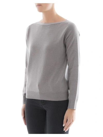 Shop Fabiana Filippi Grey Wool Sweatshirt