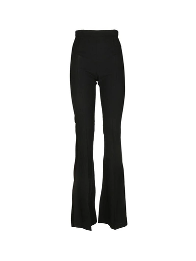 Shop Pierre Balmain Light Flair Pipe Trousers In Black