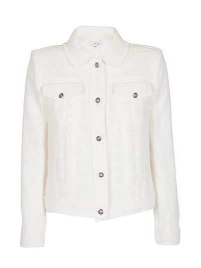 Shop Iro Cropped Jacket In White