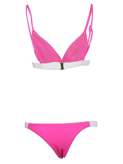 Shop Chiara Ferragni Wink Bikini In Rosa Fluo