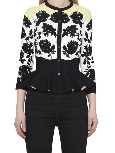 Shop Alexander Mcqueen Cardigan In Multicolor