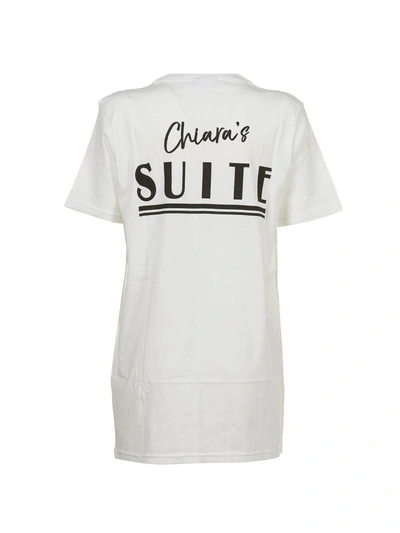 Shop Chiara Ferragni Short Sleeve T-shirt In Bianco Multicolor