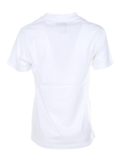 Shop Facetasm Printed T-shirt In White