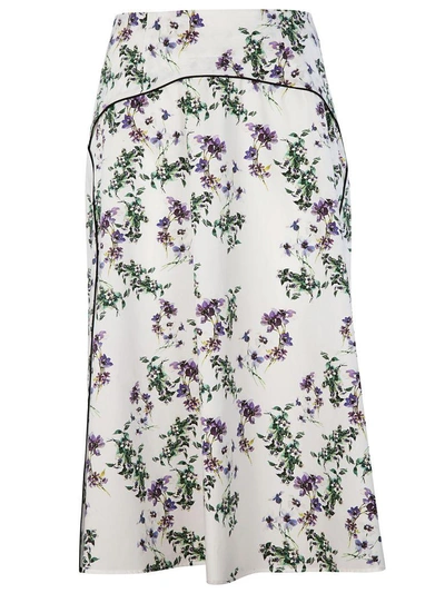 Shop Blumarine Floral Skirt
