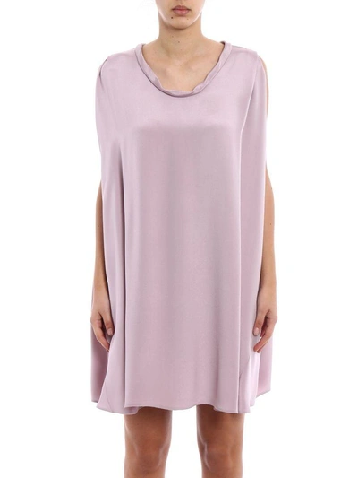 Shop Valentino Short Dress In 6ewater Lilac