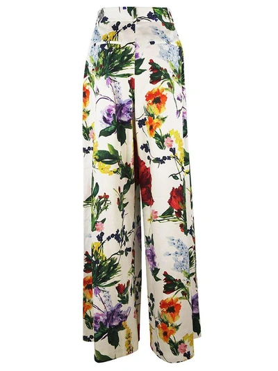 Shop Alice And Olivia Floral Trousers