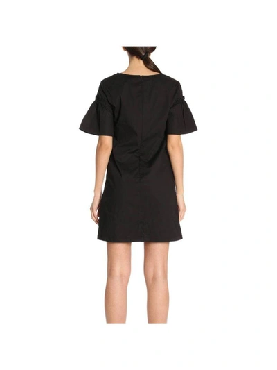 Shop Armani Collezioni Dress Dress Women Armani Exchange In Black