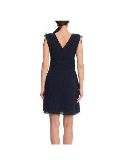 Shop Armani Collezioni Dress Dress Women Armani Exchange In Blue