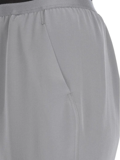 Shop Rick Owens Pull On Pillard Skirt In Grey