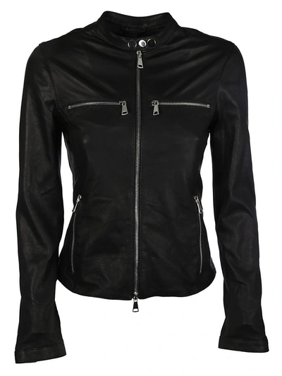 Shop Vintage Deluxe Zip Jacket In Black