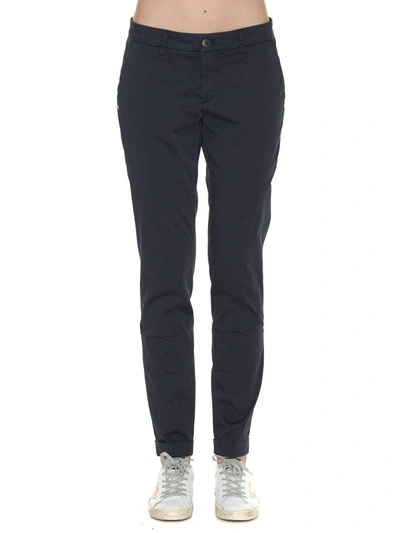 Shop Fay Chino Pants In Blue