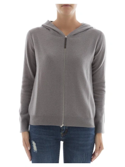 Shop Fabiana Filippi Grey Wool Sweatshirt