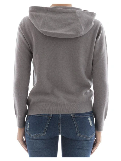 Shop Fabiana Filippi Grey Wool Sweatshirt