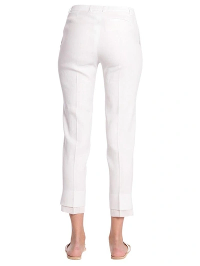 Shop Fabiana Filippi Montefalco Trousers In Bianco