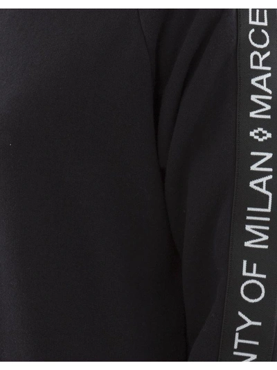 Shop Marcelo Burlon County Of Milan Black Cotton Sweater