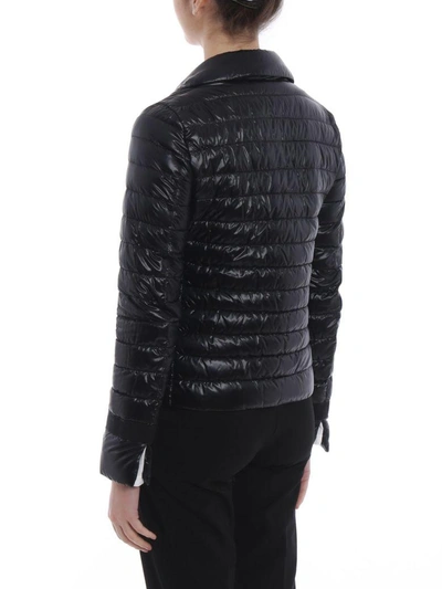 Shop Herno Classic Down Jacket In Black