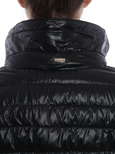 Shop Herno Classic Down Jacket In Black