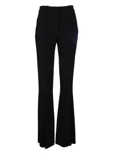 Shop Victoria Beckham Tailored Flared Trousers In Black