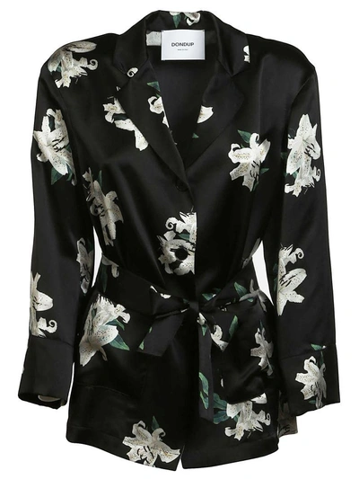 Shop Dondup Floral Print Coat