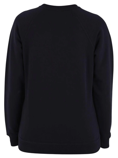 Shop Kenzo Black Branded Sweatshirt